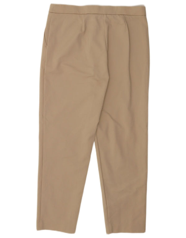 Marks & Spencer Lige fritidsbukser til kvinder UK 14 Large W32 L27 Beige