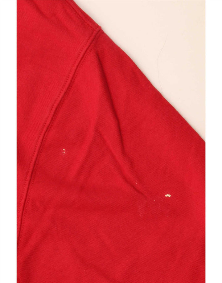 Gap Herre grafisk hættetrøje Jumper Medium Rød Bomuld