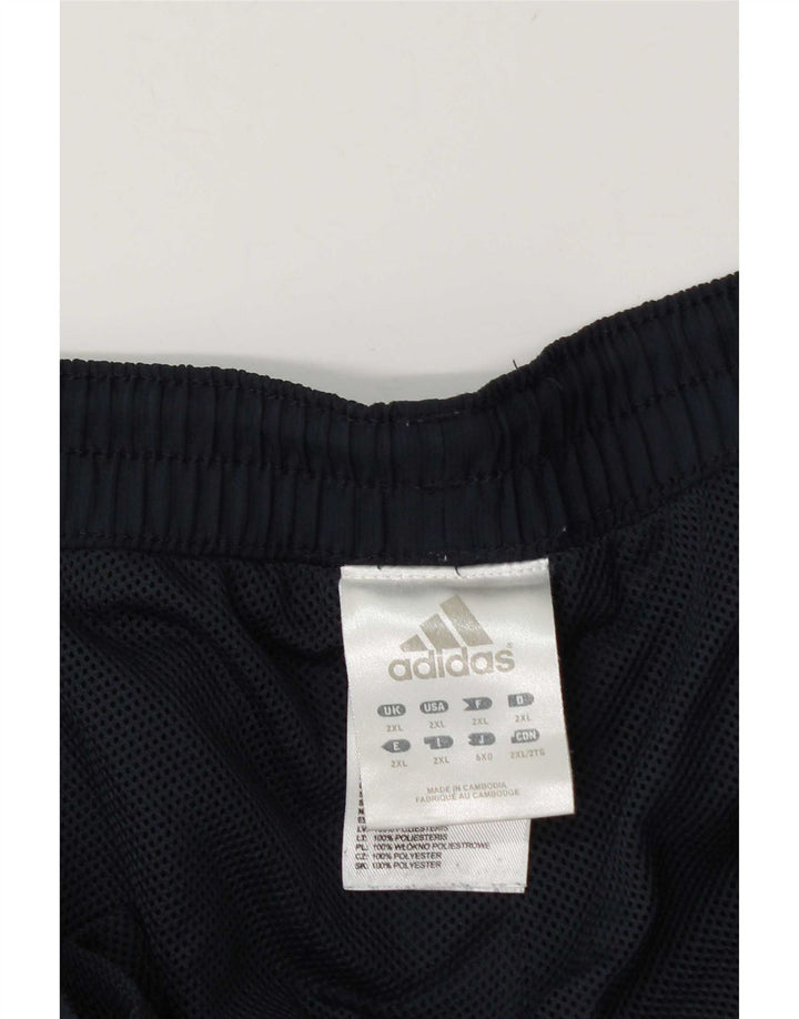 Adidas Træningsdragtsbukser til mænd 2XL Navy Blue Colourblock Polyester