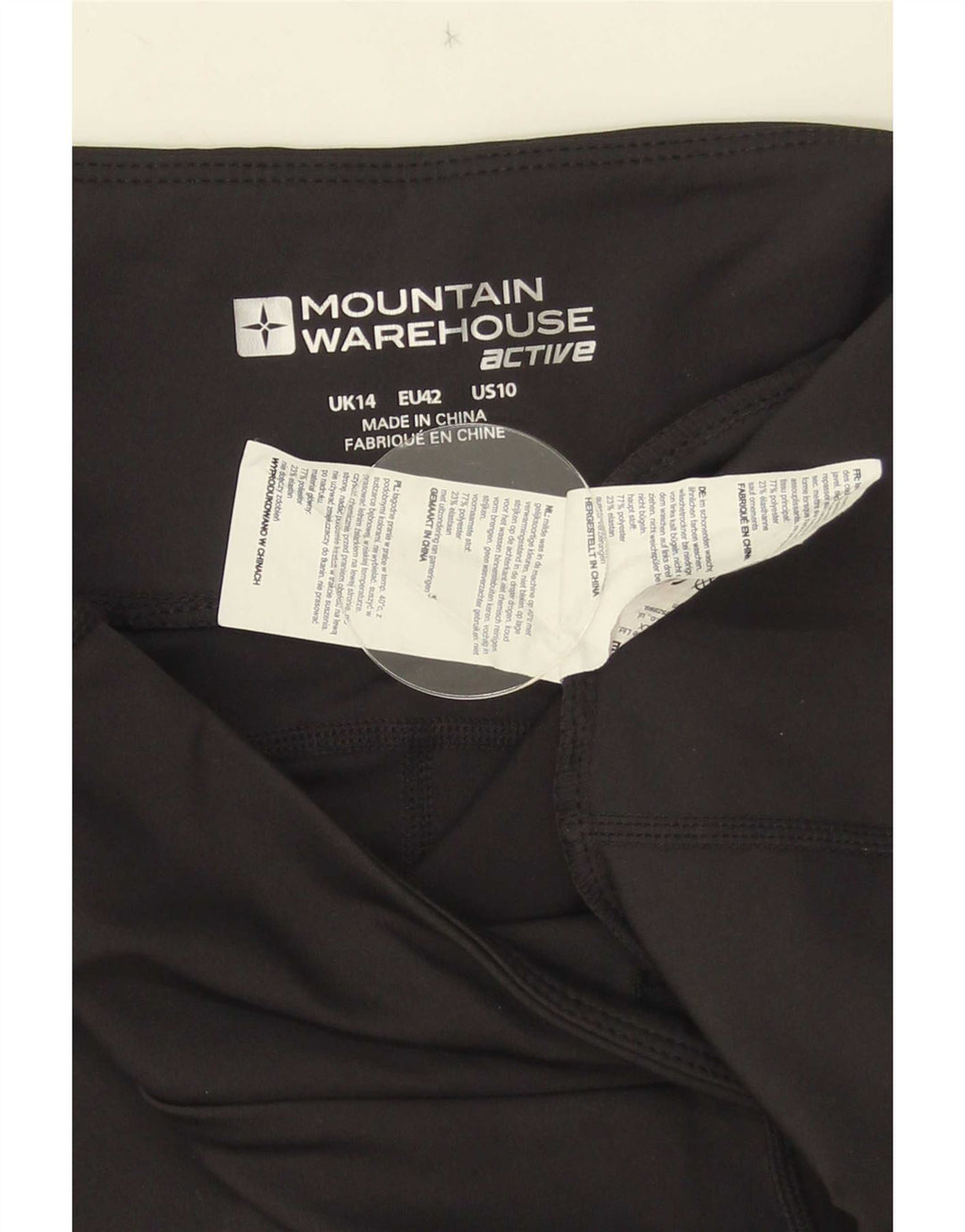 Mountain Warehouse Dame Capri Leggings UK 14 Medium Sort Colourblock