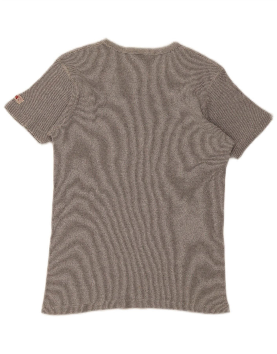 Levi's Dame T-Shirt Top UK 12 Medium Grå Bomuld