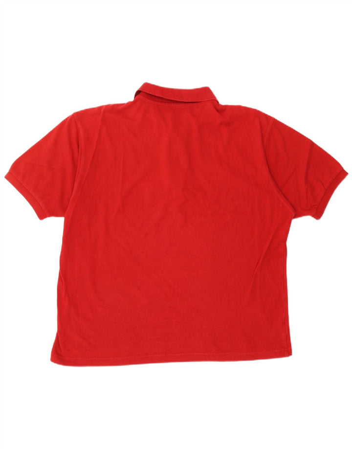 Fred Perry herre poloshirt XL rød bomuld