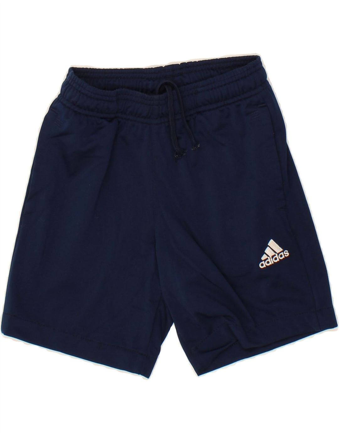 ADIDAS Boys Sport Shorts 9-10 Years Navy Blue Polyester Vintage Adidas and Second-Hand Adidas from Messina Hembry 