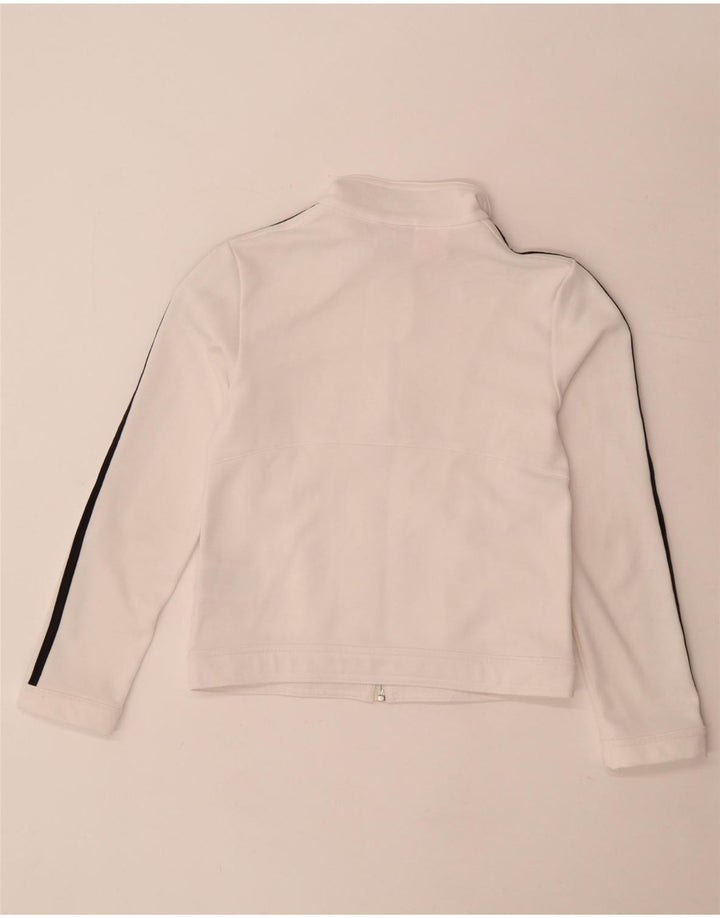 Adidas piger grafisk træningsdragt topjakke 11-12 år Hvid polyester