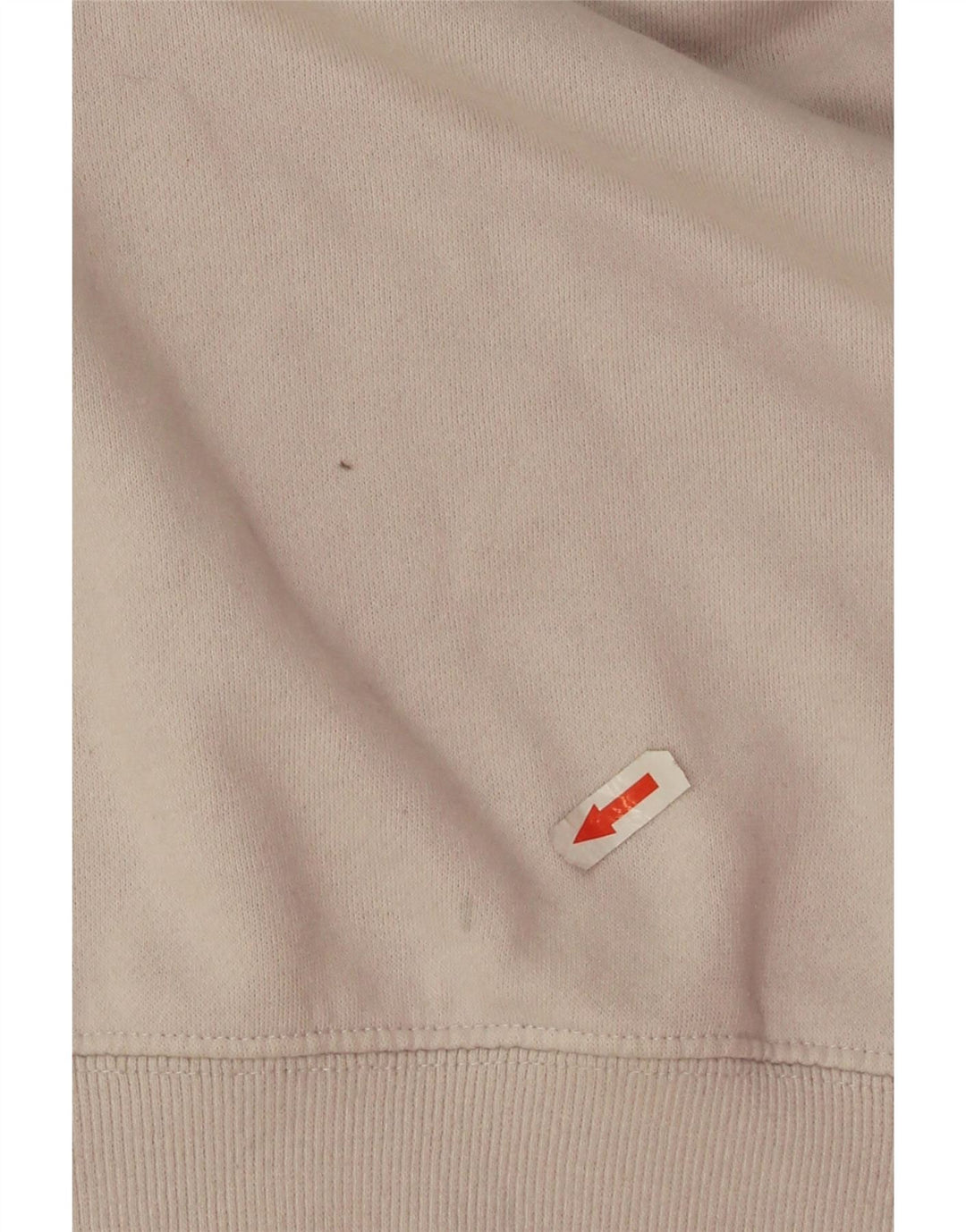 Fila Womens Oversized Crop Sweatshirt Jumper UK 16 Large Off White