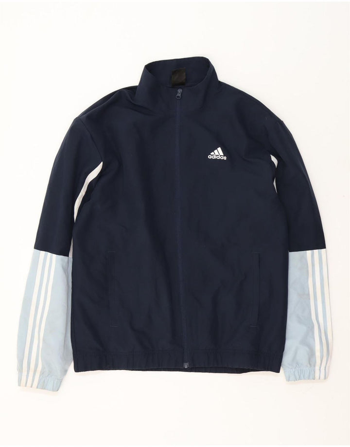 Adidas Træningsdragt til mænd Topjakke Medium Marineblå Colourblock Polyester