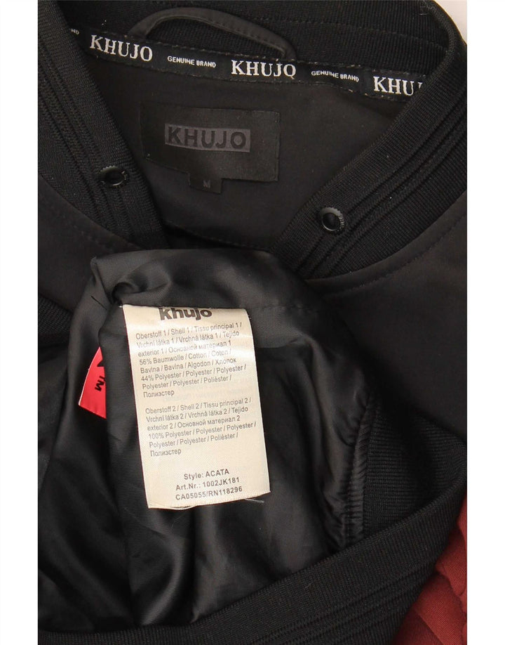 KHUJO Loose Fit Bomber Jacket UK 14 Medium Flerfarvet Colourblock