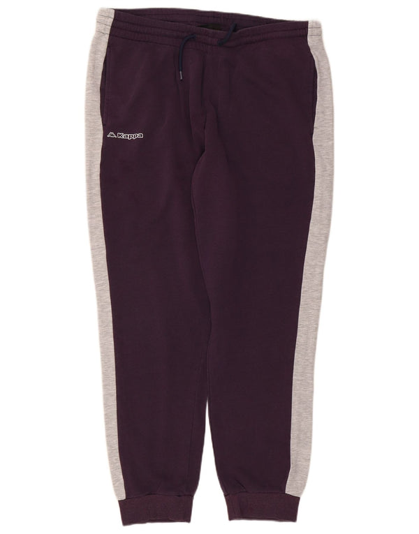 Kappa træningsdragt til kvinder Joggers UK 20 2XL Lilla Colourblock Bomuld