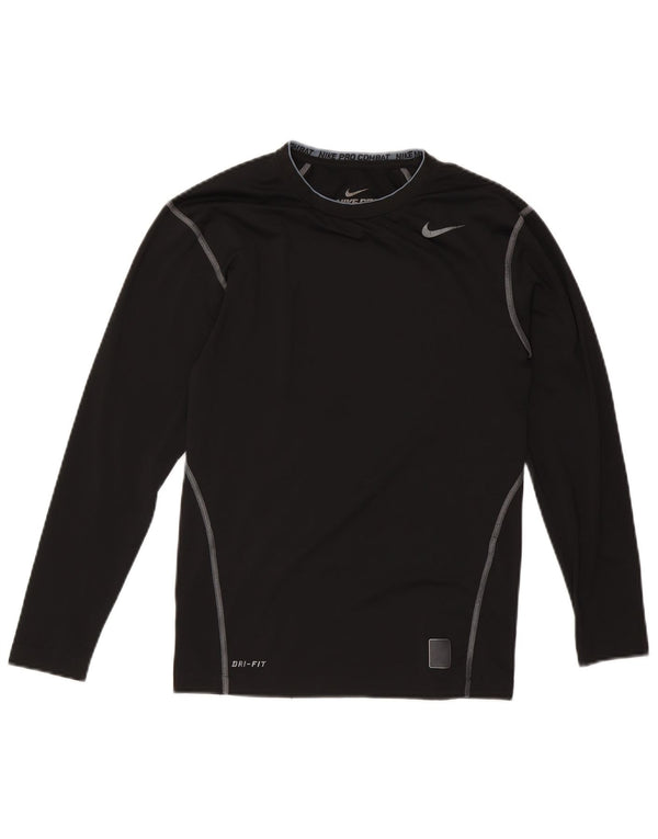 NIKE Compression Top Langærmet UK 42/44 Large Black