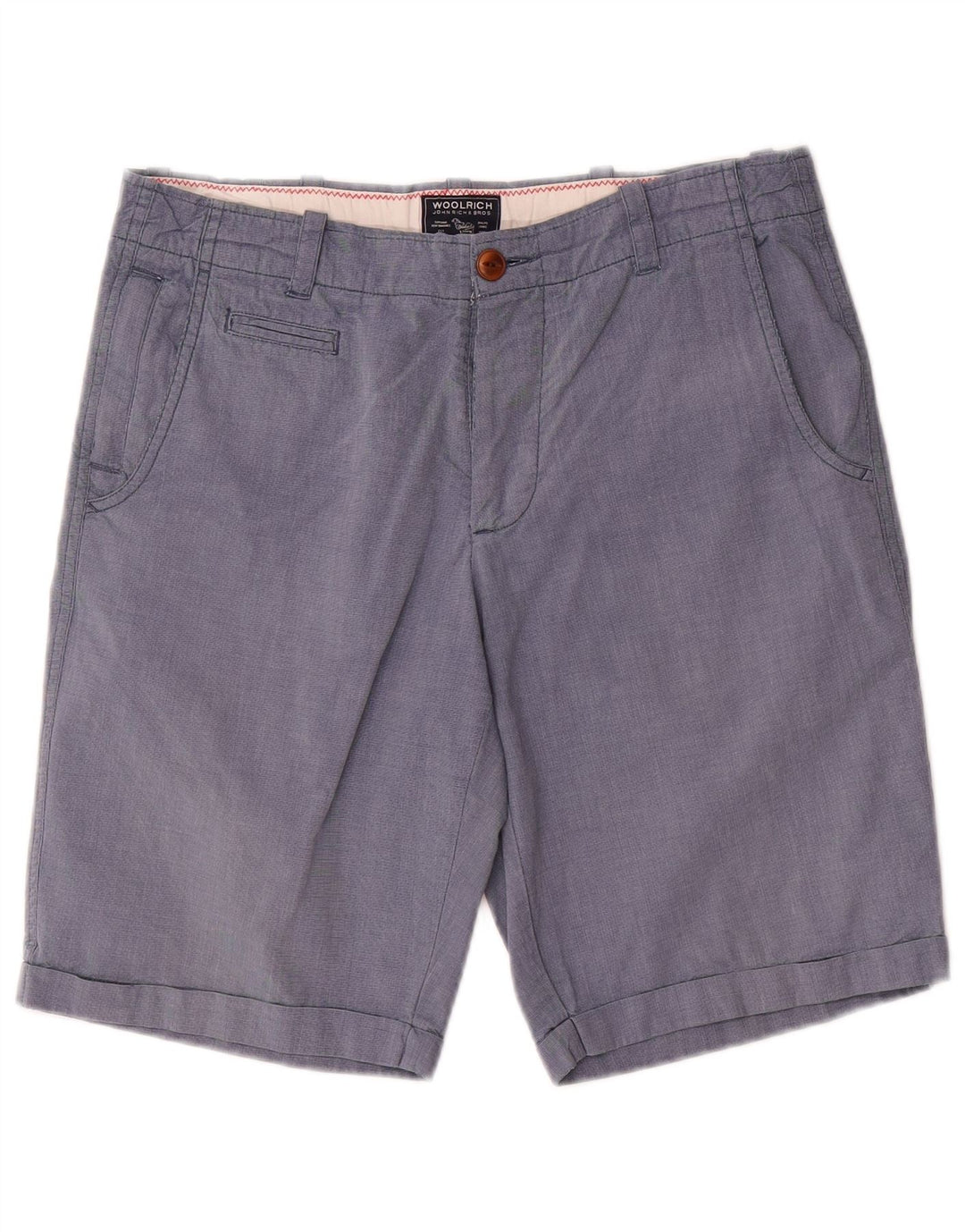 Woolrich Herre Chino Shorts W31 Medium Blue Bomuld