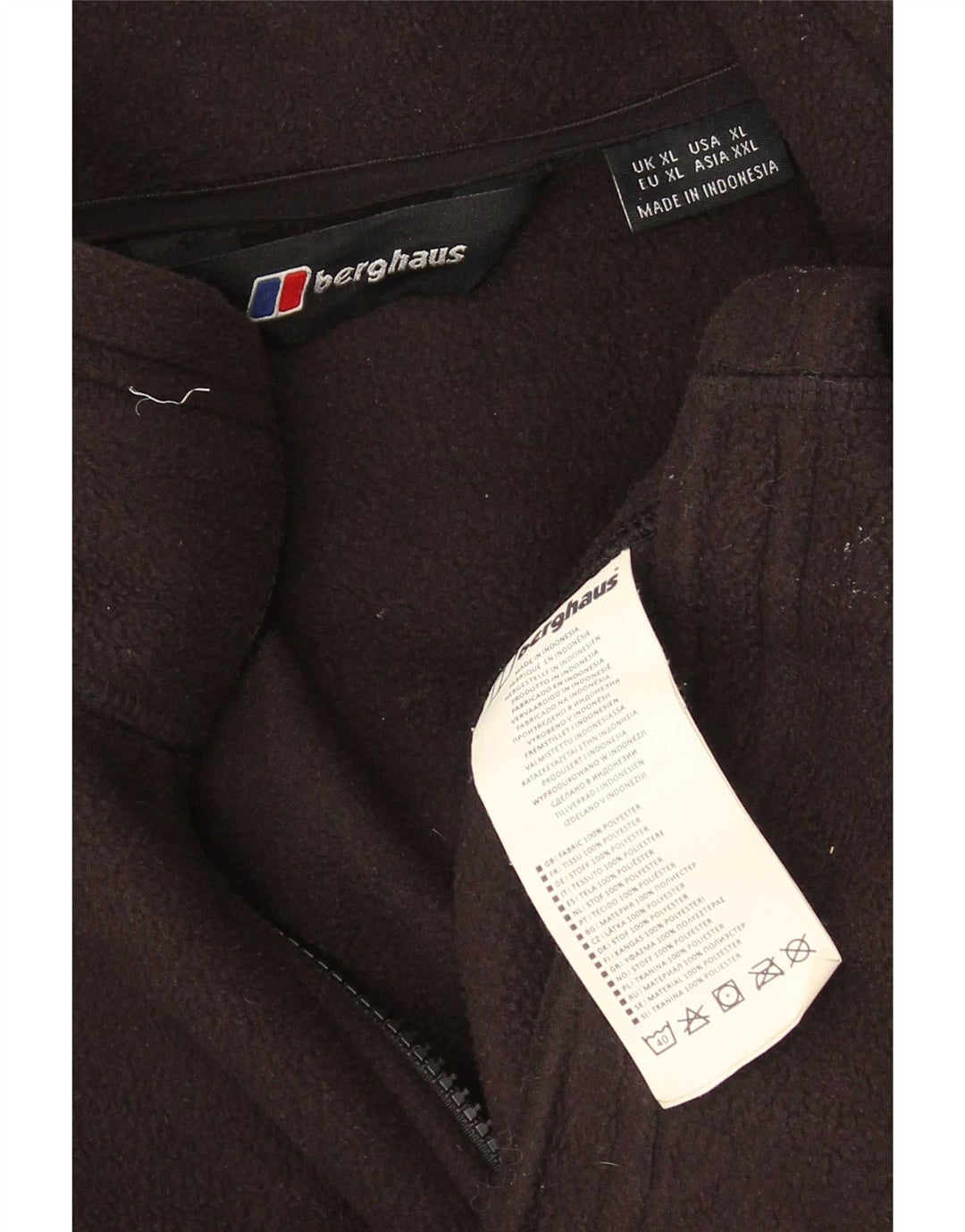Berghaus Herre Fleecejakke UK 42 XL Sort Polyester