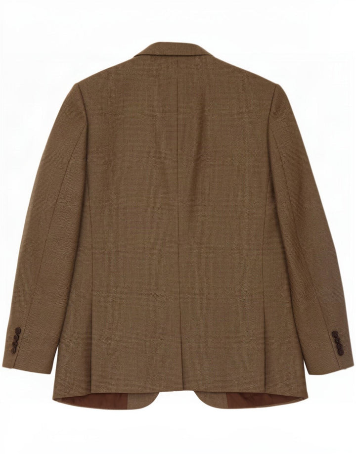 Marks & Spencer Herre 2-knaps blazerjakke UK 44 XL Brun Polyester