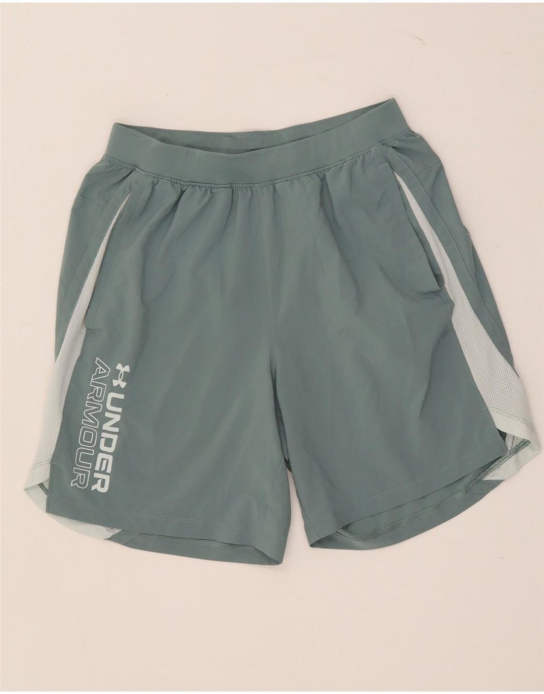 Under Armour Herre grafiske sportsshorts Medium Grøn Colourblock
