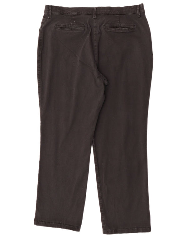 Lee Dame Lige Casual Bukser US 16 2XL W34 L28 Sort Bomuld