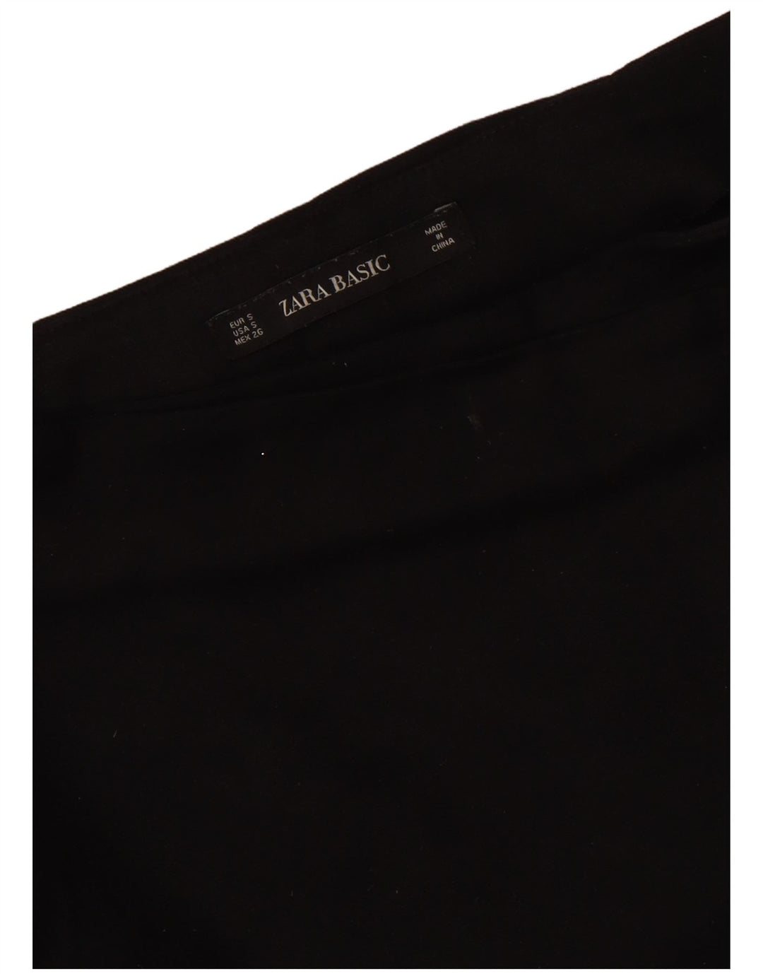 Zara Casual Shorts til kvinder Small W26 Sort