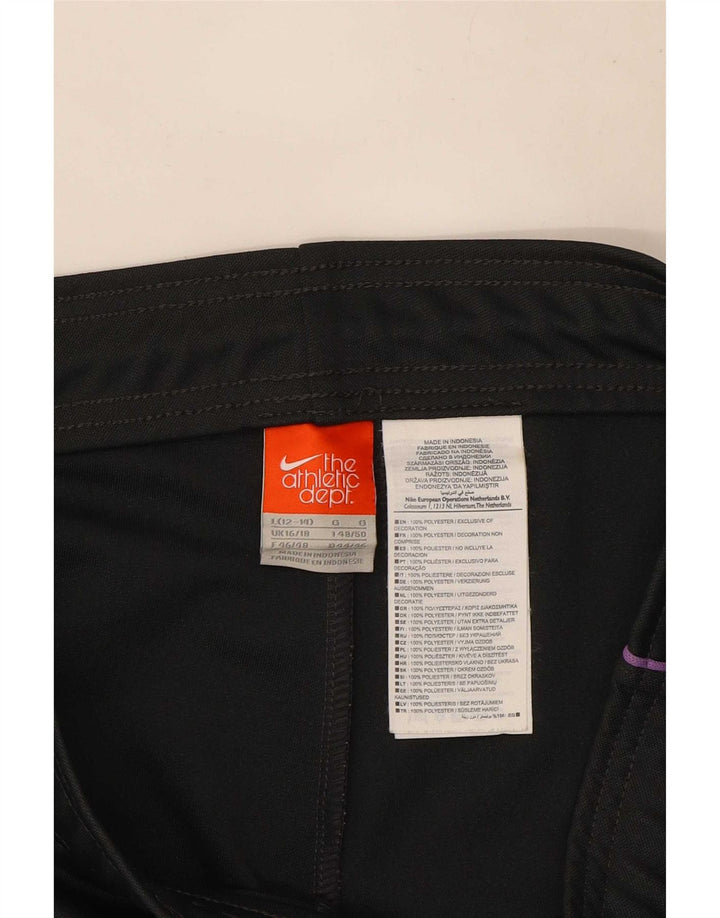Nike træningsdragtsbukser til kvinder UK 16/18, stor grå polyester