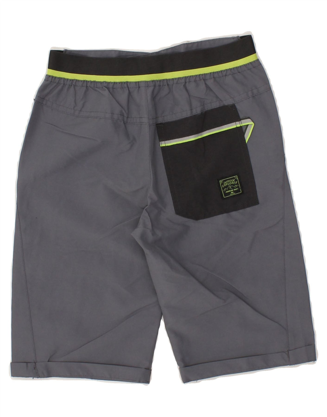 DECATHLON Boys Chino Shorts 8-9 Years W23  Grey Polyester Vintage Decathlon and Second-Hand Decathlon from Messina Hembry 