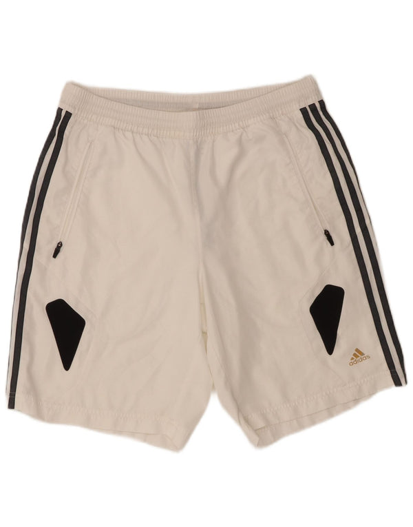 Adidas Herre Climacool Sports Shorts Medium White Colourblock Polyester