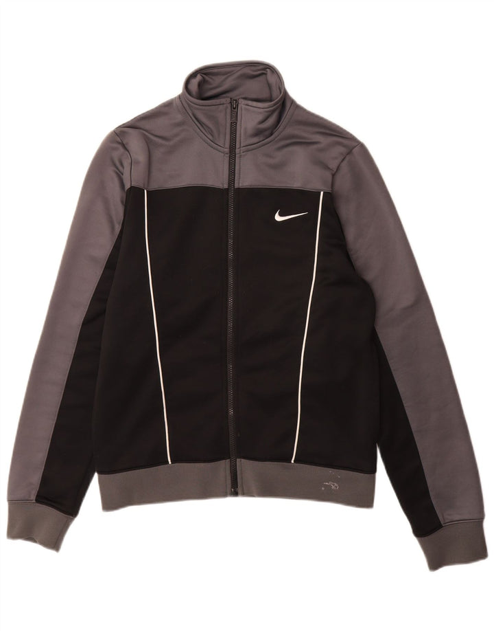 Nike træningsdragt til mænd, topjakke, lille grå farveblok polyester