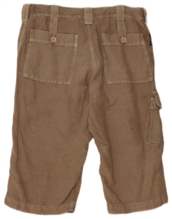 Armani Herre Cargo Bermuda Shorts W29 Små beige hør