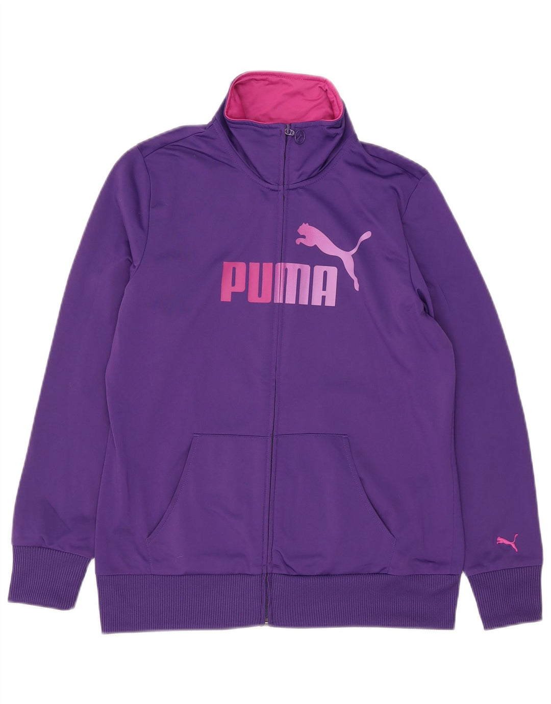 Puma Grafisk træningsdragt topjakke til kvinder UK 16 Stor lilla
