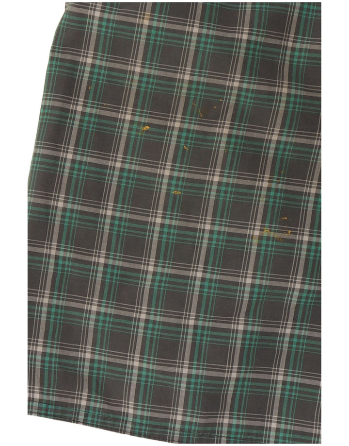 Adidas Badeshorts til mænd mellemgrøn ternet polyester