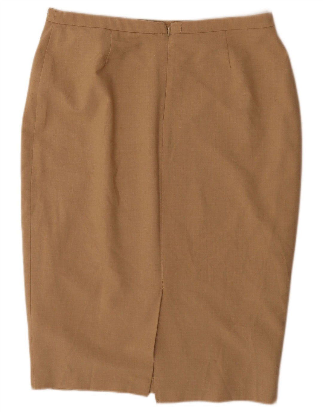 Marks & Spencer Pencil Nederdel til kvinder UK 14 Large W32 Beige Polyester