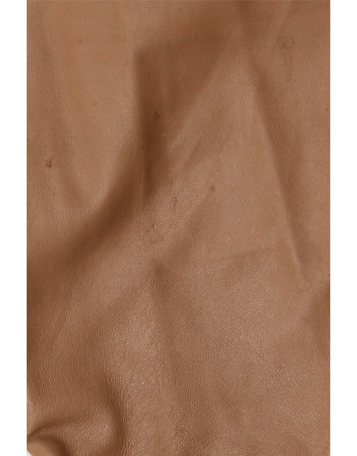 Conbipel Dame Bootcut Læderbukser IT 46 Large W34 L32 Beige