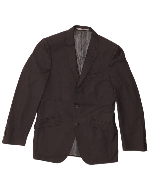 Marks & Spencer Herre 2-knaps blazerjakke UK 38 Medium Grey New Wool