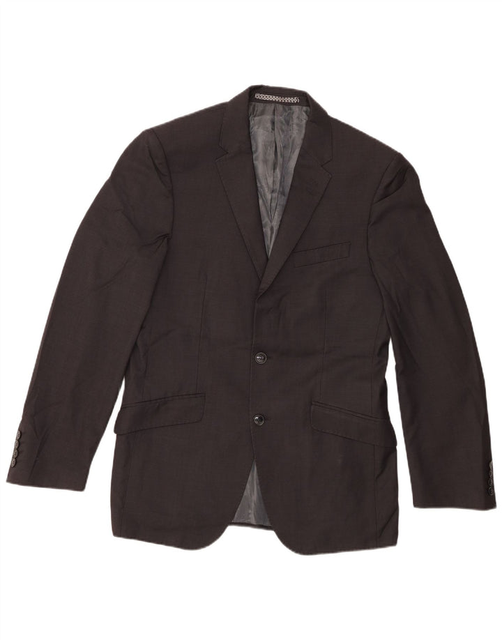 Marks & Spencer Herre 2-knaps blazerjakke UK 38 Medium Grey New Wool