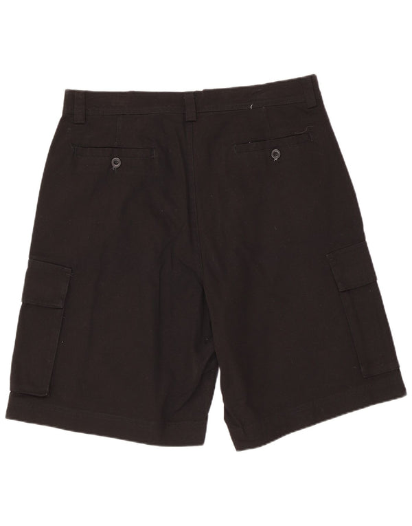 Reebok Herre Cargo Shorts Large W34 Sort Bomuld