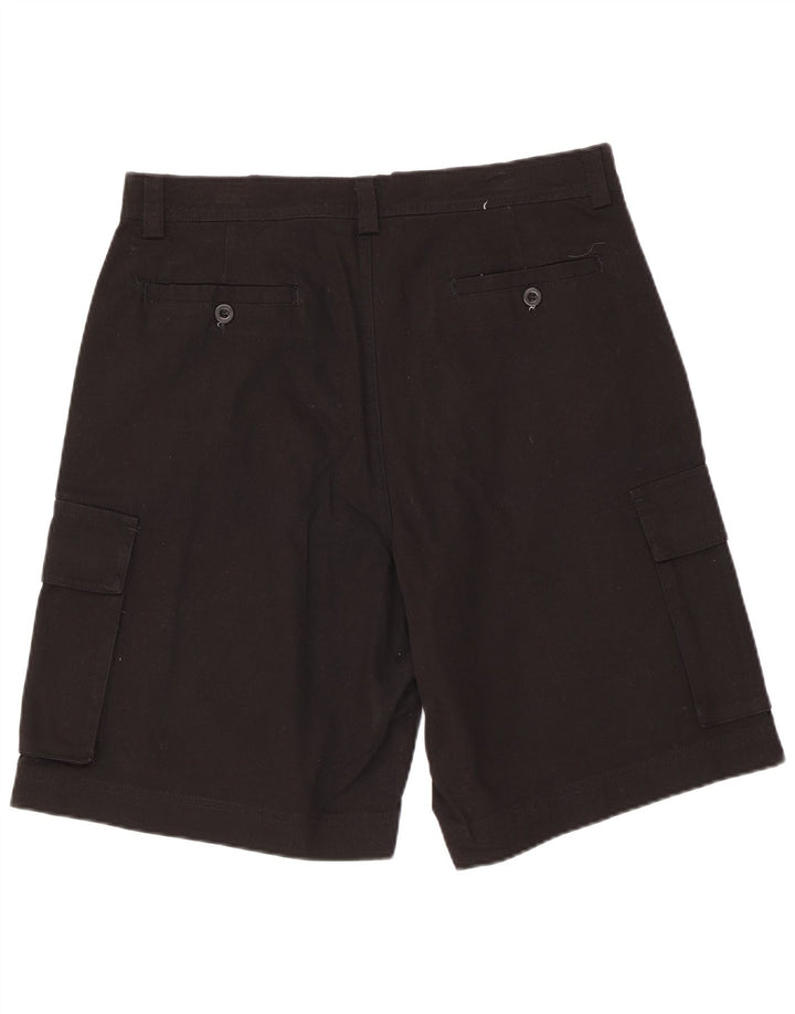 Reebok Herre Cargo Shorts Large W34 Sort Bomuld