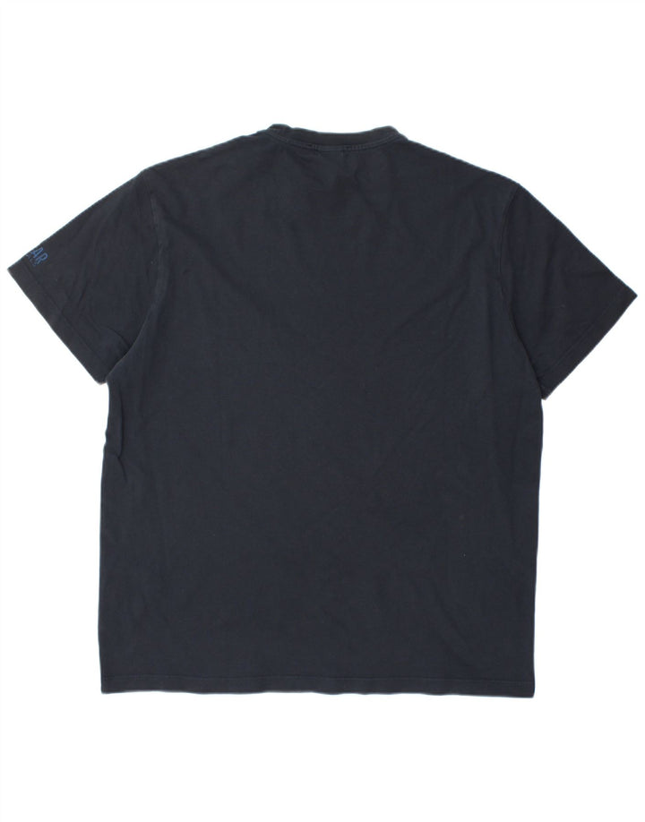Colmar Herre Regular Fit T-Shirt Top XL Marineblå Bomuld