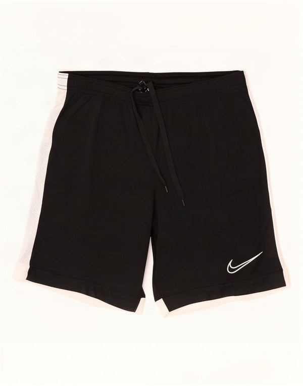 Nike Herre Dri Fit Sportshorts Small Black Colourblock Polyester
