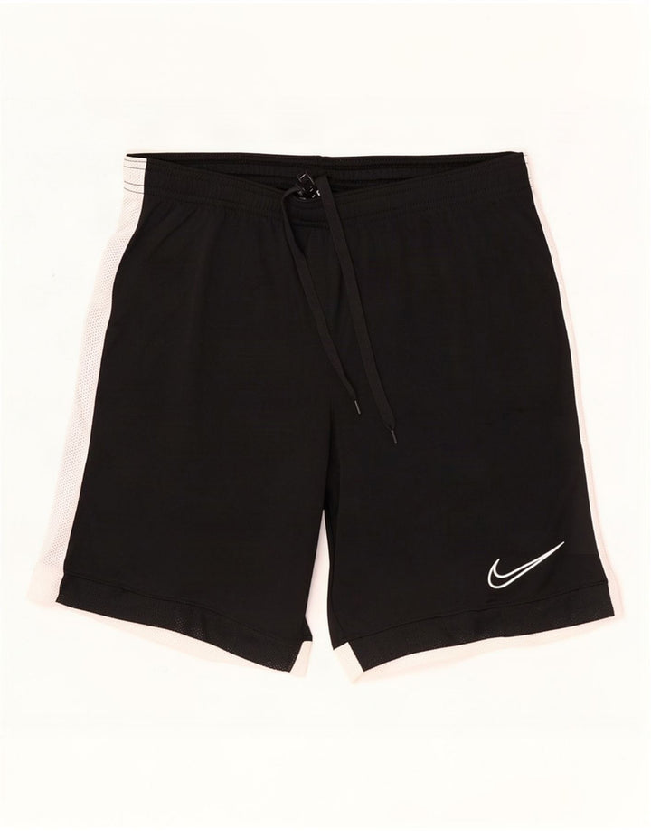 Nike Herre Dri Fit Sportshorts Small Black Colourblock Polyester