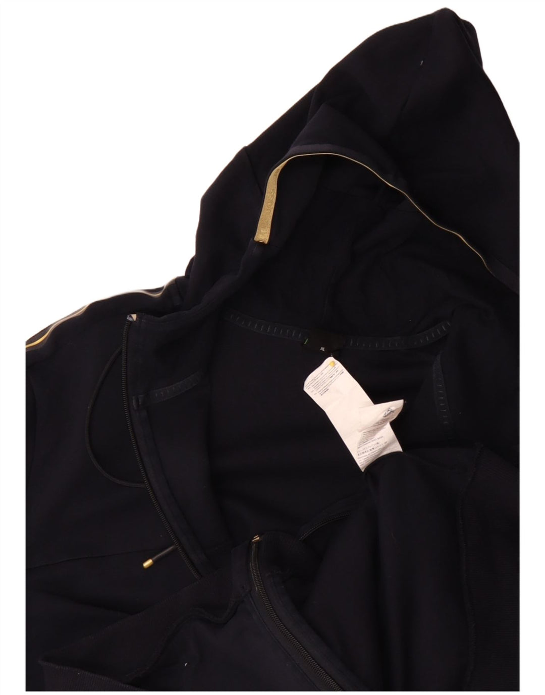 Hugo Boss Hættetrøje med lynlås til mænd XL Marineblå Bomuld Moderne