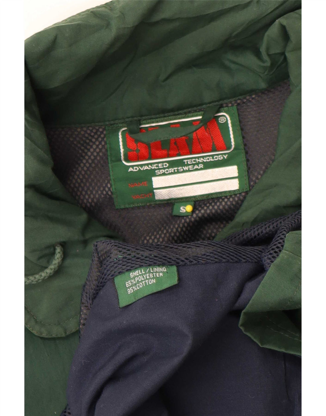 Slam Herre Loose Fit regnjakke UK 36 Small Green Polyester