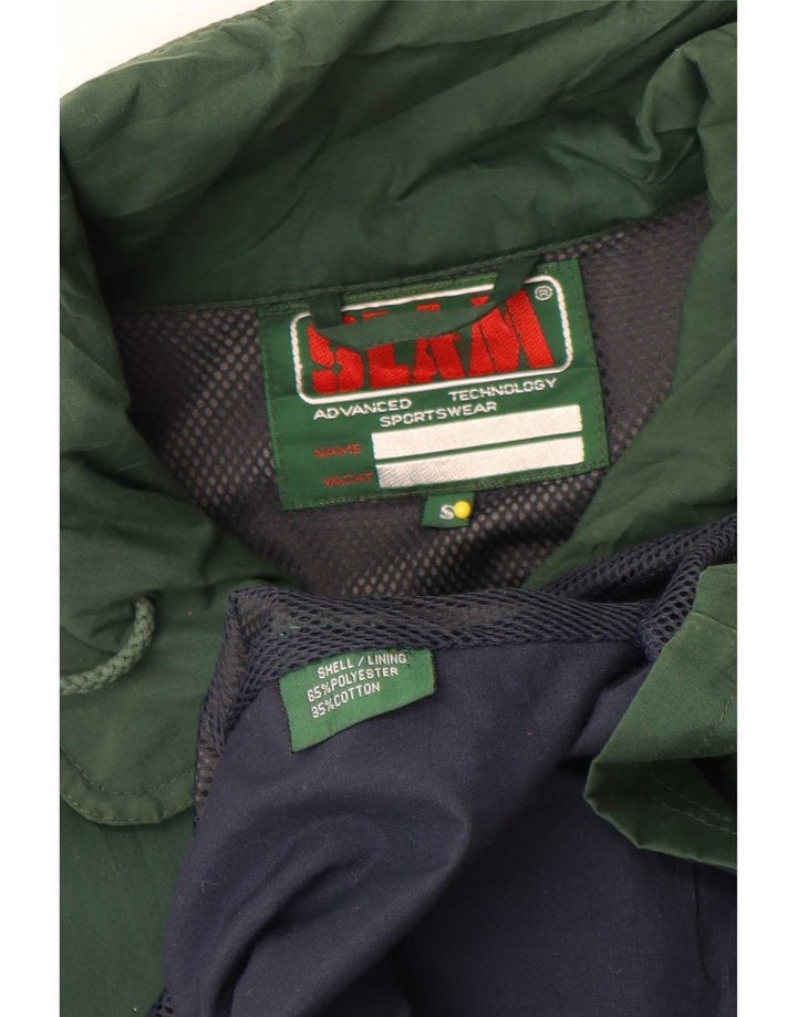 Slam Herre Loose Fit regnjakke UK 36 Small Green Polyester
