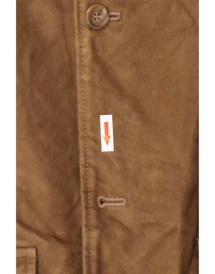Marlboro Classics Herre Utility Jacket IT 54 2XL Beige Cotton
