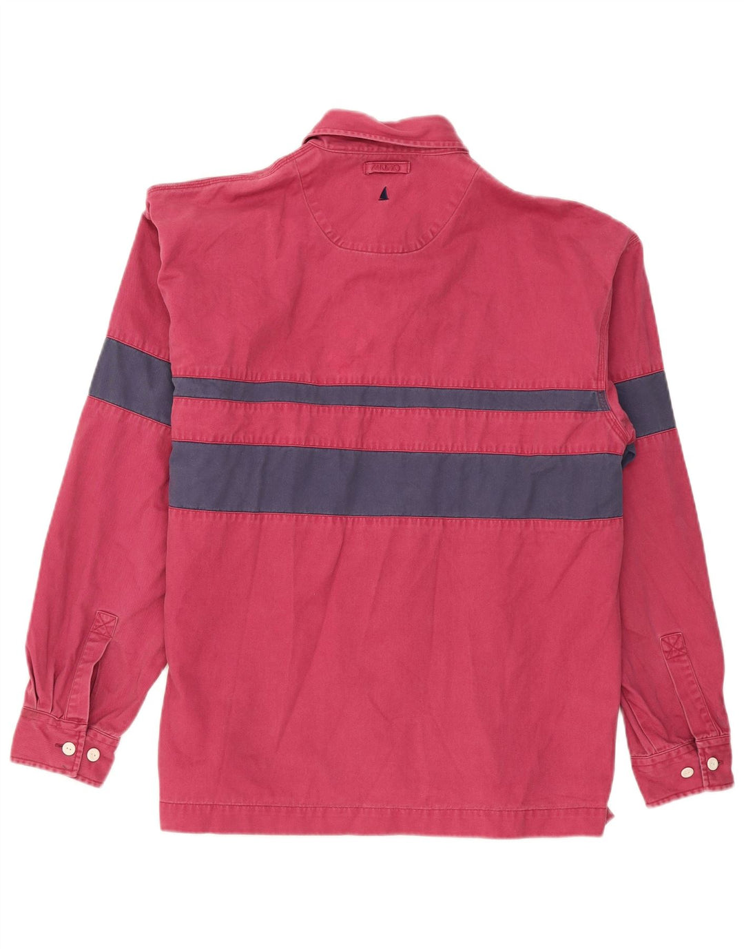 Musto Herre Pullover Shirt Stor rødstribet bomuld