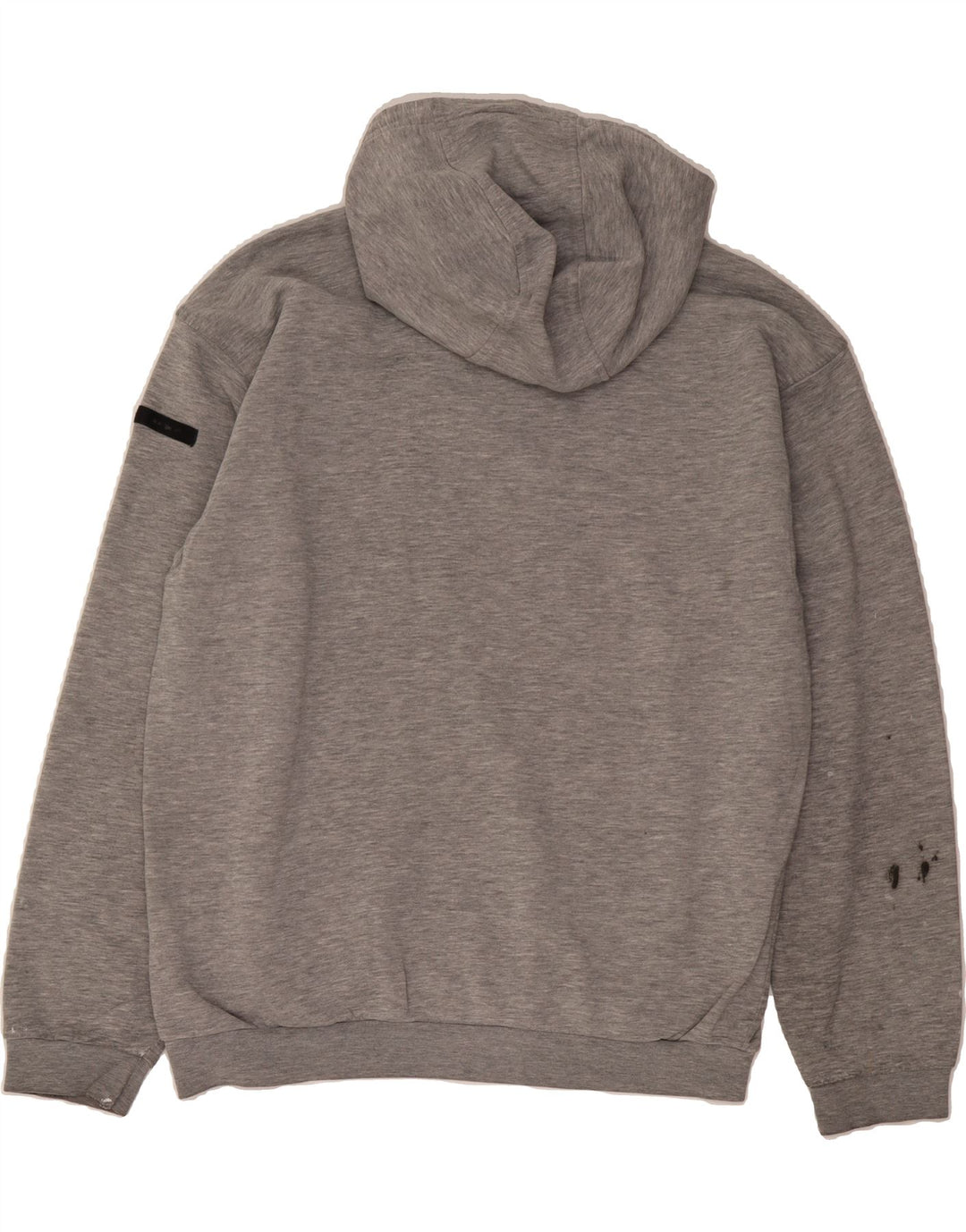 NIKE Mens Hoodie Jumper UK 39/41 Medium Grey Cotton Vintage Nike and Second-Hand Nike from Messina Hembry 
