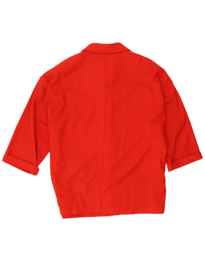 Marina Sport Dame 3/4 ærmet Shacket Jacket Størrelse 21 Medium Rød