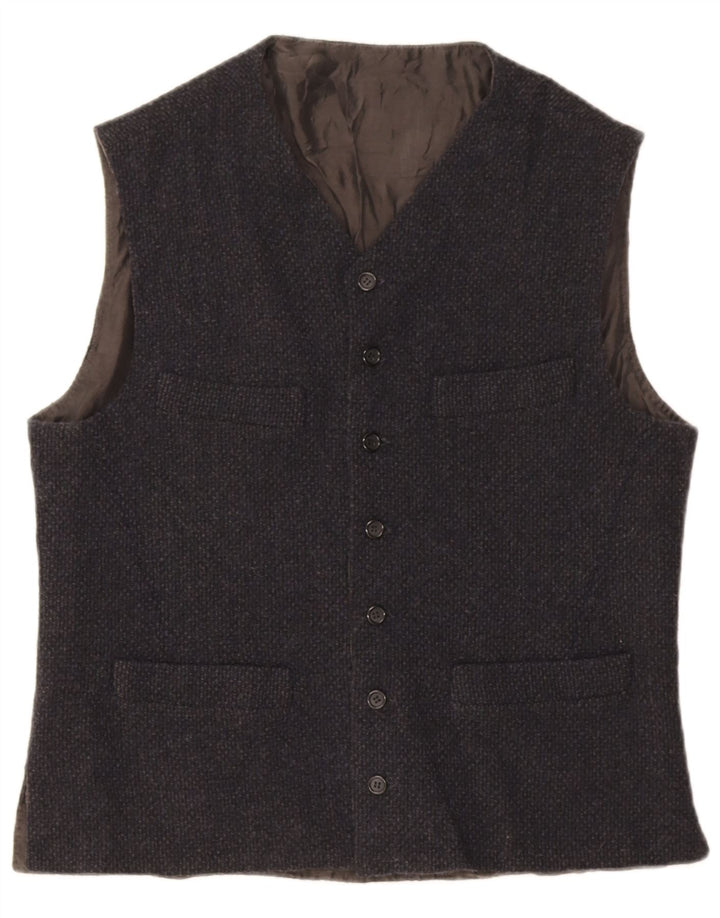 Vintage Herre Utility Gilet UK 36 Small Grey