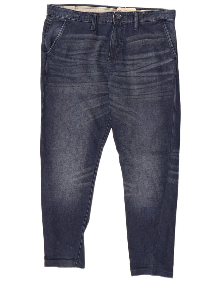 ESPRIT Mens Tapered Jeans W34 L27 Blue Cotton