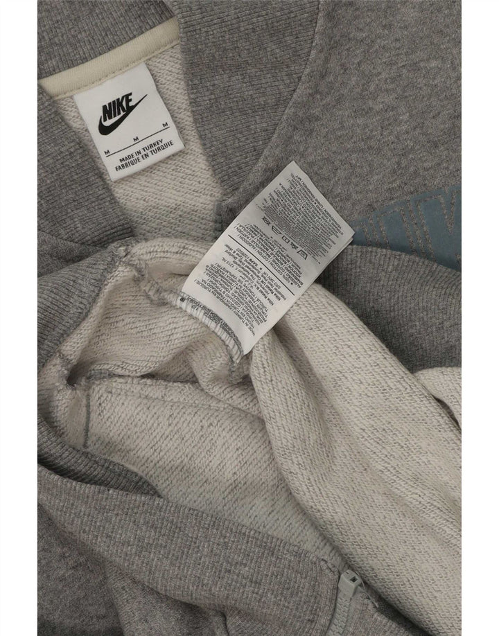 Nike Grafisk træningsdragt til mænd, topjakke, mellemgrå, farveblok bomuld