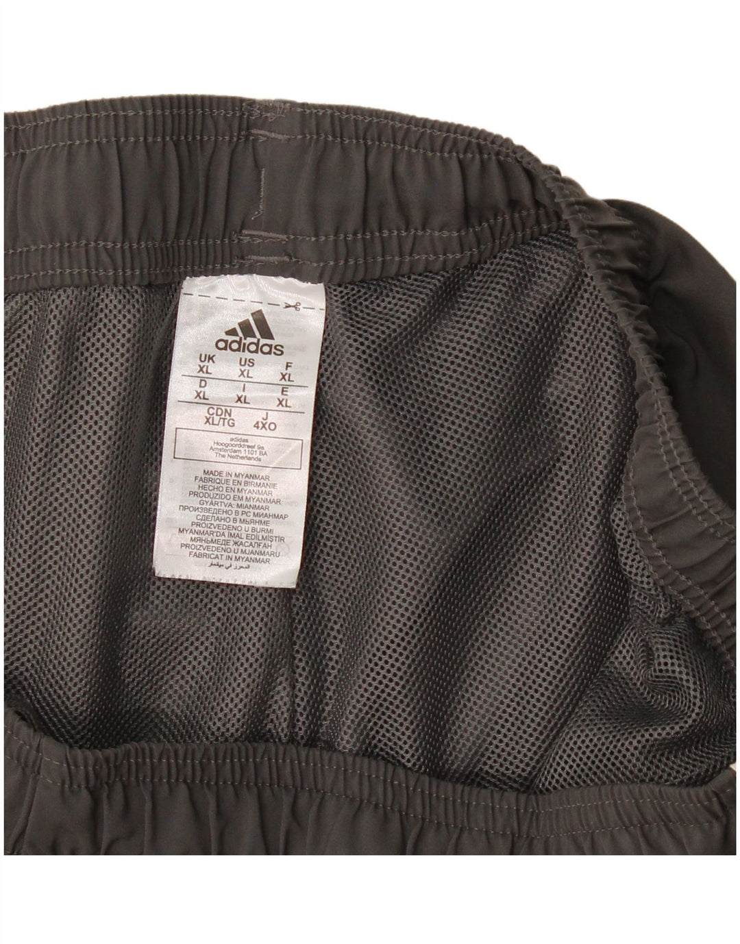 Adidas Sports Shorts til mænd XL Grå polyester
