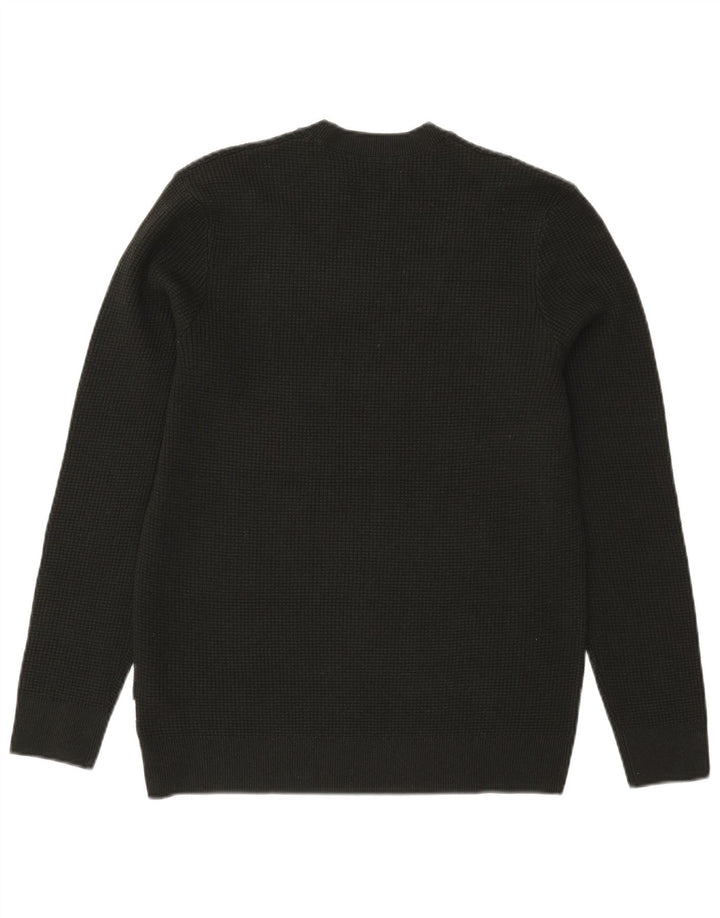 Marks & Spencer Herre sweater med rund hals, lille Khaki Polyester