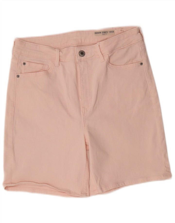 Marks & Spencer denimshorts til kvinder UK 12 Medium W30 Pink Bomuld
