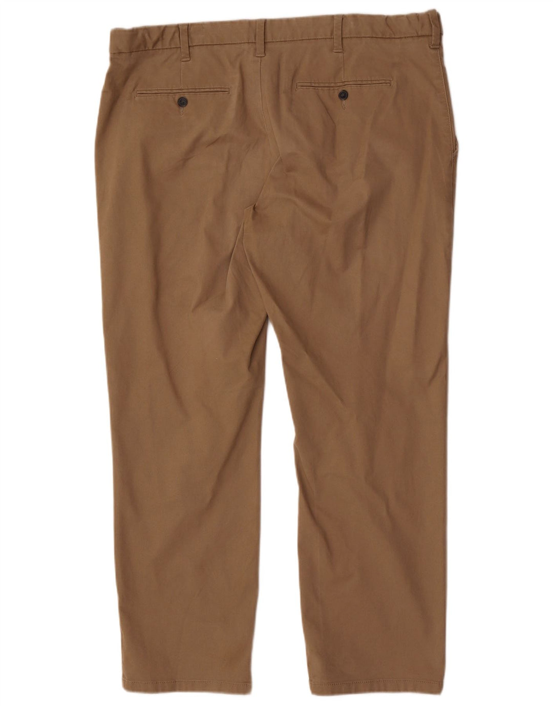 Marks & Spencer Herre Lige Regular Fit Chinobukser W40 L29 Beige
