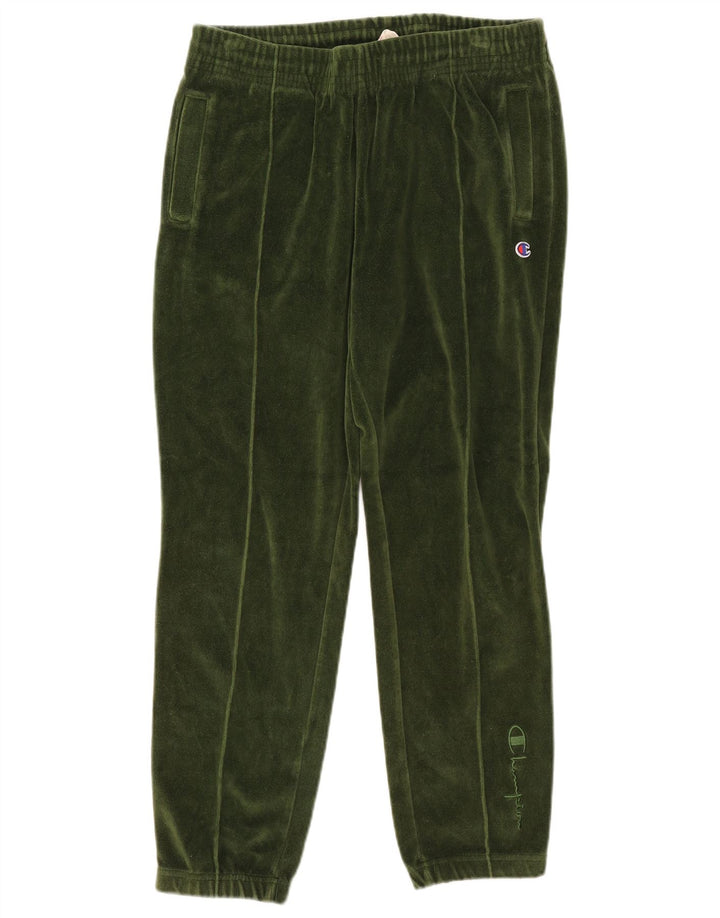Champion kvinders velour træningsdragt Bukser Joggers Medium Green Bomuld